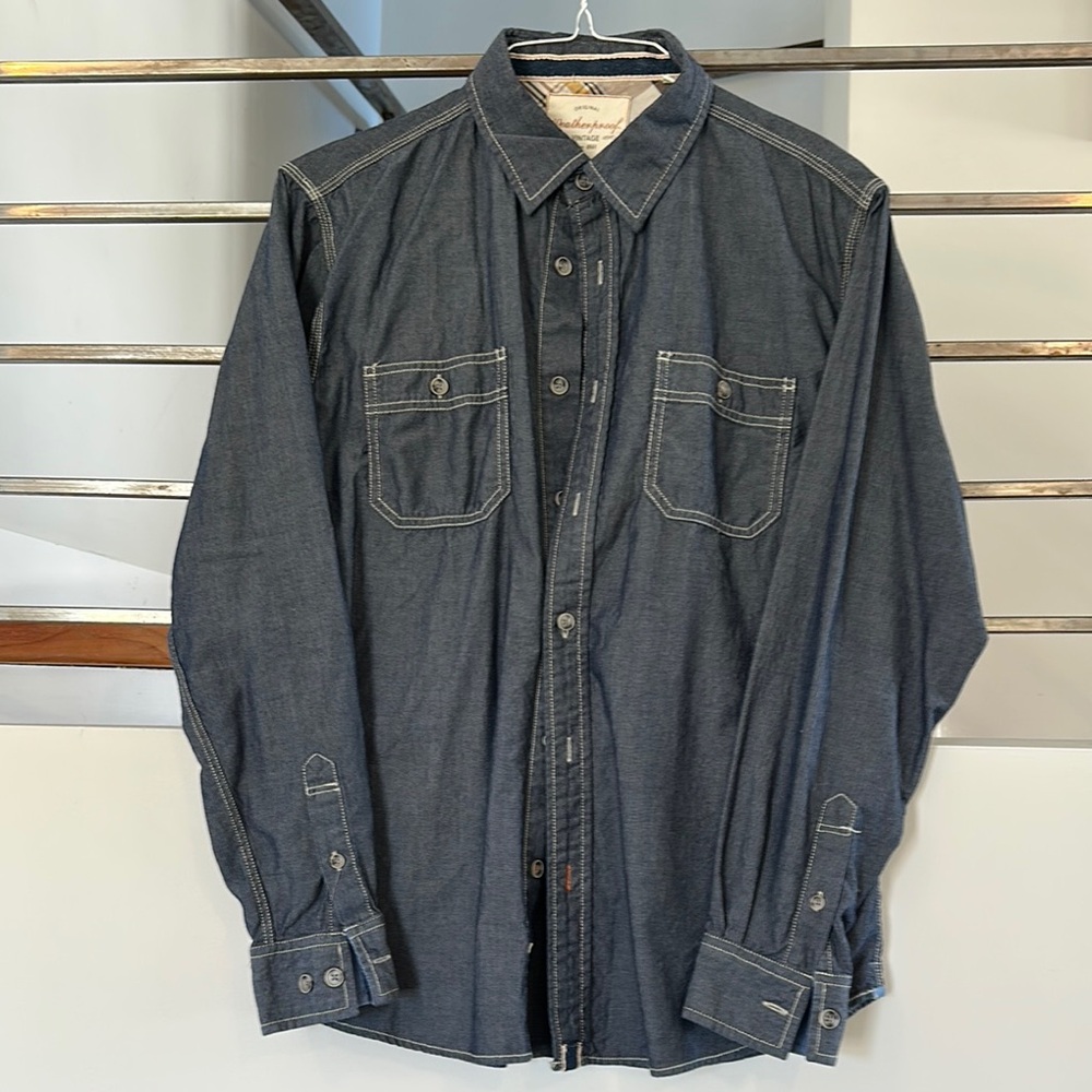 Weatherproof Vintage Blue Denim Shirt